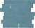 Фото Atlas Concorde декор Boost Pro Powder Blue Minibrick Pro Ocean Matt 29.7x33.3 (9BMU)