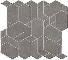 Фото Atlas Concorde мозаика Boost Smoke Mosaico Shapes Matt 31x33.5 (AN66)