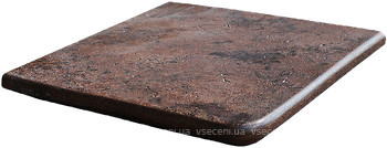 Фото Exagres ступень угловая Metalica Cartabon Fior. Cherry 33.5x33.5