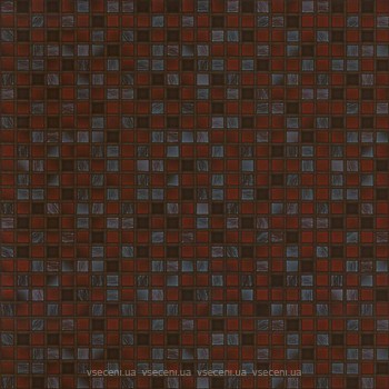 Фото БерезаКерамика плитка мозаичная Квадро G бордовая 42x42