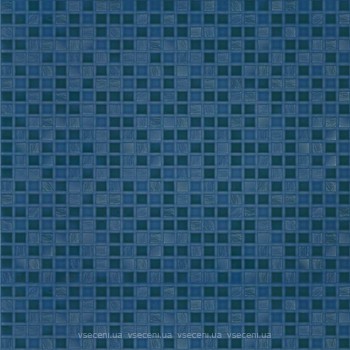 Фото БерезаКерамика плитка мозаичная Квадро G синяя 42x42