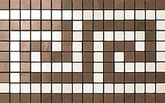 Фото Atlas Concorde декор Marvel Mosaico Greca Bronze/Champagne 18.5x30