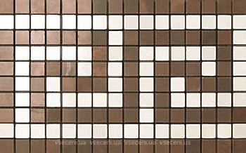 Фото Atlas Concorde декор Marvel Mosaico Greca Bronze/Champagne 18.5x30