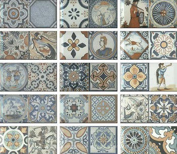 Фото Monopole Ceramica плитка настенная Antique 10x20