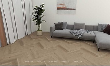 Фото Vinilam Herringbone 2.5 mm Дуб Грин Грей (65325)