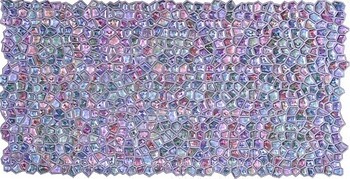 Фото Регул листовая панель 943x483x4 мм Мозаика Кристалл Розовое сияние (КРС1)