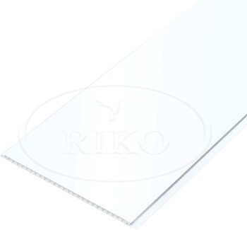 Фото Riko листовая панель 3000x250x7 мм Снежный лак (RL 3086)