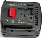 Фото PowerPlant Bosch GD-BOS-14.4(B) 14.4V 4Ah Li-Ion (BAT607) (DV00PT0003)