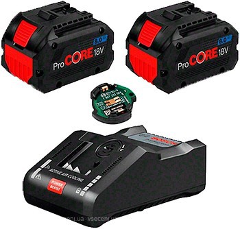 Фото Bosch ProCORE 2x 8 Ah 18V + GAL 18V-160 C + GCY 42 Professional (1600A016GP)