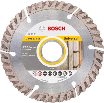 Фото Bosch алмазный отрезной сегментный 115x2x22.23 мм (2608615057)