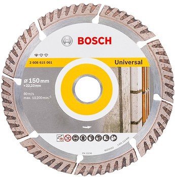 Фото Bosch алмазный отрезной сегментный 150x2.4x22.23 мм (2608615061)