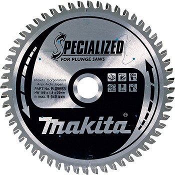 Фото Makita Specialized пильный 160x1.8x20 мм (B-09553)