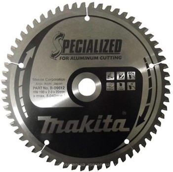 Фото Makita Specialized пильный 190x1.4x20 мм (B-09612)