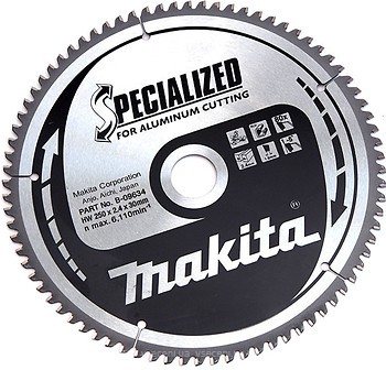 Фото Makita Specialized пильный 250x1.8x30 мм (B-09634)