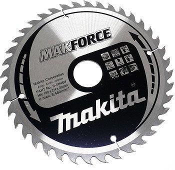 Фото Makita MAKBlade пильный 180x1.5x30 мм (B-08464)