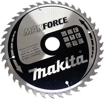 Фото Makita MAKBlade пильный 210x1.6x30 мм (B-08501)