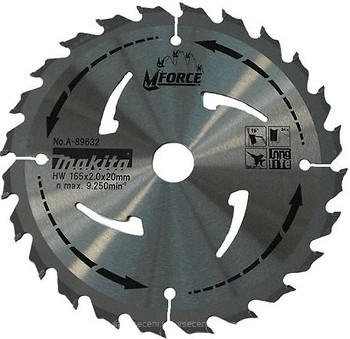 Фото Makita MForce пильный 165x1.25x20 мм (A-89632)