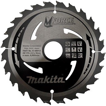 Фото Makita MForce пильный 170x1.2x30 мм (B-08012)