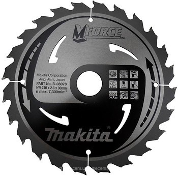 Фото Makita MForce пильный 210x1.4x30 мм (B-08078)