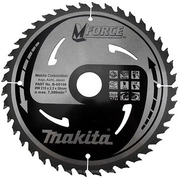 Фото Makita MForce пильный 210x1.4x30 мм (B-08109)