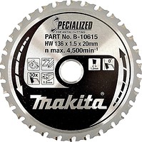 Фото Makita Specialized пильный 136x1.5x20 мм (B-10615)