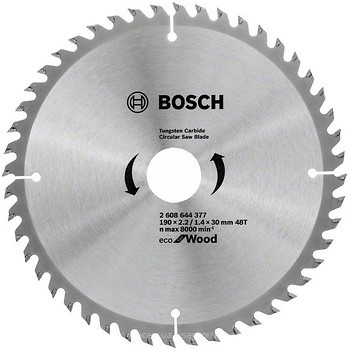 Фото Bosch Eco for wood пильный 190x1.4x30 мм (2608644377)