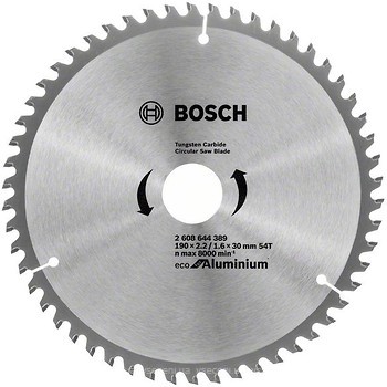Фото Bosch Eco for Aluminium пильный 190x1.6x30 мм (2608644389)