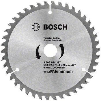 Фото Bosch Eco for Aluminium пильный 150x1.4x20 мм (2608644387)