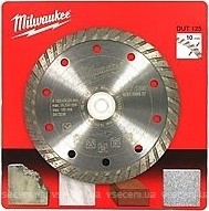 Фото Milwaukee алмазный отрезной турбо 125x2.3x22.23 мм (4932399527)