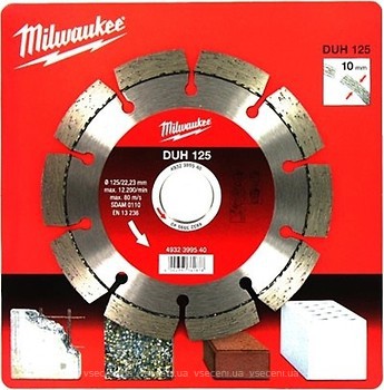 Фото Milwaukee алмазный отрезной сегментный 125x2.3x22.23 мм (4932399540)