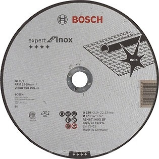 Фото Bosch Expert абразивный отрезной 230x2.0x22.23 мм (2608600096)