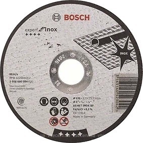 Фото Bosch Expert абразивный отрезной 125x1.0x22.23 мм (2608600549)