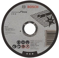 Фото Bosch Standard for Inox абразивный отрезной 115x1.6x22.23 мм (2608603170)
