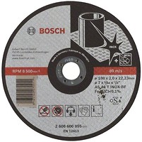 Фото Bosch Expert for Inox абразивный отрезной 180x2x22.23 мм (2608600095)