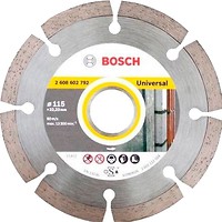Фото Bosch Eco for Universal 10 шт алмазный отрезной сегментный 115x2.0x22.23 мм (2608615040)