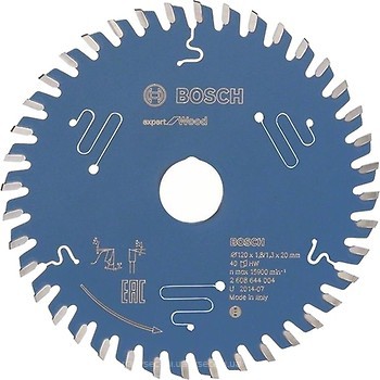 Фото Bosch Expert for Wood пильный 120x1.3x20 мм (2608644004)