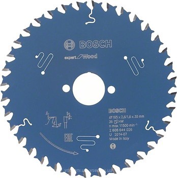 Фото Bosch Expert for Wood пильный 165x1.6x30 мм (2608644026)