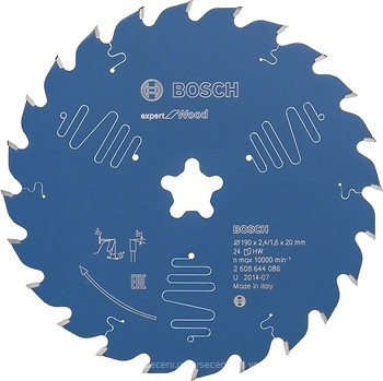 Фото Bosch Expert for Wood пильный 190x1.6 мм (2608644086)