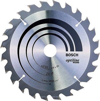 Фото Bosch Optiline Wood пильный 235x1.8x30/25 мм (2608640725)