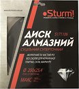 Фото Sturm алмазный отрезной сплошной 200x0.8/1.5x25.4 мм (5171106)
