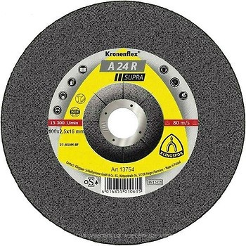 Фото Klingspor Kronenflex A 24 R Supra абразивный отрезной 125x2.5x22.23 мм (13738)
