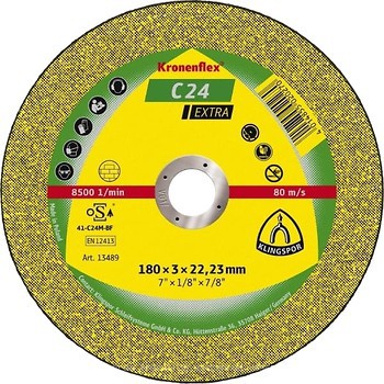 Фото Klingspor Kronenflex C 24 Extra абразивный отрезной 115x2.5x22.23 мм (188462)