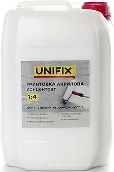 Фото Unifix Грунтовка акриловая концентрат 10 кг (951110)