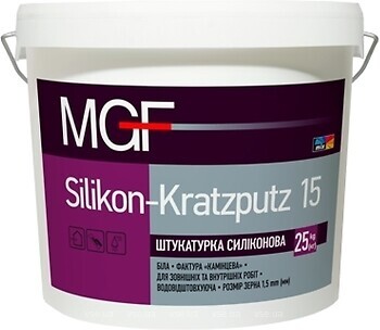 Фото MGF Silikon-Kratzputz 15 25 кг