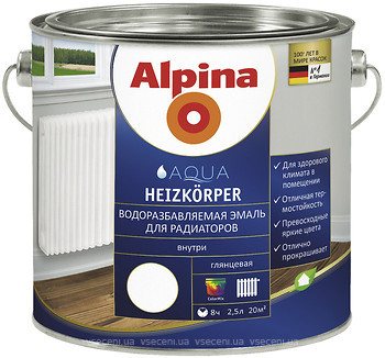 Фото Alpina Aqua Heizkorper 2.5 л для радиаторов