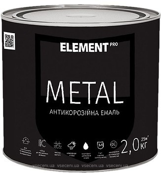 Фото Element Pro Metal серая 2 кг