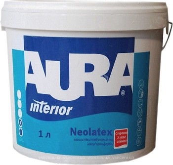 Фото Aura Interior Neolatex белая матовая 10 л