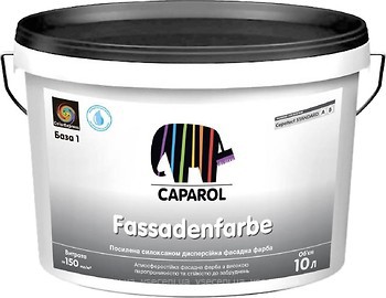 Фото Caparol Fassadenfarbe B1 белая 10 л