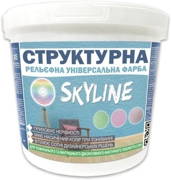 Фото Skyline Акриловая Структурная белая 4.8 кг