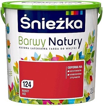 Фото Sniezka Barwy Natury №124 букет роз 2.5 л